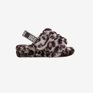 UGG fluffy slide slippers